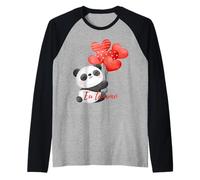 EU Te Amo Brasiliano San Valentino Romantico Grafica novità Maglia con Maniche Raglan