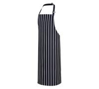 (TG. 72 x 95 cm) Portwest S839NWR Grembiule Butchers con Sottili Righe Bianche,
