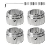 Euablfo 4 Pezzi Adattatori Per Termostato Del Radiatore, Valvola Del Radiatore, Diametro Interno 22 Mm, Adattatore per Testa Del Termostato Della Valvola Del Radiatore Per Ra/Rav/Ravl