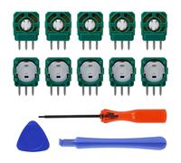 EuAcesry 10 Pezzi Potenziometro Joystick 2.3k per PS5, Ricambio Trimmer per Controller Wireless PS5, Modulo Sensore Resistenza Variabile, Parti di Riparazione Joystick Analogico,1 Kit di Apertura