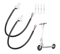 EuAcesry 2 PCS Cavo Fanale Posteriore Rinforzato con Connettore Batteria e Frenata per Parafango - Compatibile con Monopattino Elettrico Xiaomi M365, Pro2, Essential, PRO, 1S