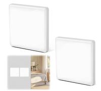 EuAcesry 2 Pcs Coperchio Scatola Derivazione, 86 * 86 mm Placche Cieche Metallo Prese Elettriche, Coperchio Quadro Cassetta Elettrico, Copri Prese da Muro, per Scatole Rettangolari Portaplacca