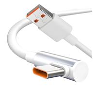 EuAcesry Cavo Xiaomi 120W 2M, Cavo USB Type-C 90 Gradi 120 Watt Charger 6A, Turbo Ricarica Rapida per Xiaomi 14 13 Ultra 12 Lite 12X,Redmi Note 13 12 11 PRO,Mi 11 Ultra 11i 10T Lite,Poco M6 X6 PRO