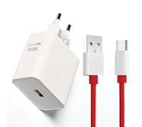 EuAcesry SuperVOOC Adattatore da 100 W per Onepls USB tipo C, Caricatore Rapido con SUPERVOOC Cavo USB C 1M per OnePlu 13/12R/11, per Oppo Reno 12 FS 11 F A80 A18 A40M A60 Find X8 Pro