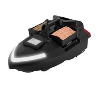 EUAIIPull Esca da pesca RC Barca con telecomando e luce notturna, schermo LCD, barca per mangimi e pesca ecoscandaglio per tutte le acque eccetto gli oceani