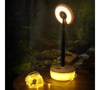 Euakee Luce da Campeggio Telescopica, Luci a Stringa, Lanterna da Campeggio Portatile Riutilizzabile 3 Modalità di illuminazione, Luci Esterne per Emergenza, Campeggio, Escursionismo, 32,81 Piedi