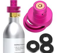 Euakee Split CO2 Adattatore Rapido, Adattatore a Collegamento Rapido per Soda Sparkling Water Maker, Collegamento Cilindro CO2 Originale con TR21-4, Compatibile con T/A/D Soda Maker