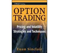 Euan Sinclair Option Trading (Copertina rigida) Wiley Trading