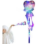EUBEISAQI Bacchetta Luminosa, Bacchetta per Bambini,Bacchetta Giocattolo LED Piuttosto Luminosa | da Principessa Portatile per Giochi di Ruolo in Costume da Ragazza, per Compleanno Cosplay