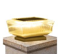 EUBEISAQI da a Energia Solare | 2 Pezzi per Esterni Impermeabili | Lampada Energeticamente Efficiente per Terrazzo Giardino Ingresso Percorsi Recinzione Portico