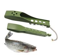 EUBEISAQI Pinza per pesca | Pinza a morsetto per il controllo della pesca, versatile supporto per pesce, pinza per labbro di pesce per notte e mare a lunga distanza