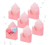 EUBEISAQI Scatola per San | 6 Pezzi Contenitori Romantici Piegevoli per Conservare | Scatola per la Festa degli per Biglietti,per Matrimoni Feste Bouquet Fiori Snack Cartoline Uomo Donna