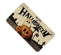 EUBEISAQI Zerbino di Halloween Tappeto 40x60 cm Fantasma da Paura