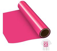 EUBSWA Pellicola Vinilica Plotter 30,5 x 506 cm, Pellicola di Trasferimento in Tessuto per DIY, Tazza, Magliette, Pellicole Impermeabili per Cricut, Silhouette Cameo, Rosa