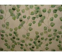 Eucalipto Albero Foglia Lino Cotone Tessuto Tenda Tappezzeria Cuscino Arte Cieco