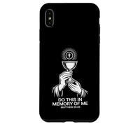 Eucaristia Calice Matteo 26:28 Comunione cristiana Custodia per iPhone XS Max