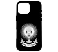 Eucaristia Sacramento Calice Santa Comunione Custodia per iPhone 16 Pro Max