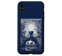 Eucaristia Simboli Cristiani JHS Calice Agnus Dei Jesus Custodia per iPhone XS Max