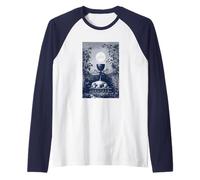 Eucaristia Simboli Cristiani JHS Calice Agnus dei Jesus Maglia con Maniche Raglan