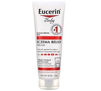 Eucerin Baby Eczema Relief Body Cream, Crema per l'eczema del bambino senza profumo, con farina d'avena colloidale, ceramide-3 ed estratto di radice di liquirizia, tubo da 230 ml