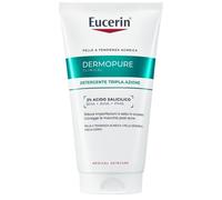 Eucerin - Dermopure Detergente Tripla Azione - Gel detergente viso,Crema antimacchie viso,Crema viso pelle grassa