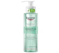 Eucerin DermoPure Clinical Gel detergente purificante (200 ml), gel detergente con acido salicilico per pelli con tendenza acneica e sensibile, gel detergente viso e corpo per pelli grasse