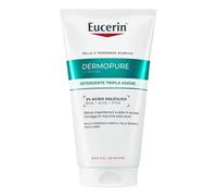 Eucerin Dermopure Clinical - Gel Detergente Tripla Azione per Pelle Grassa a Tendenza Acneica Sensibile, 150ml