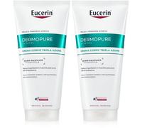 Eucerin Dermopure Crema Corpo Tripla Azione 2x200 ml Crema