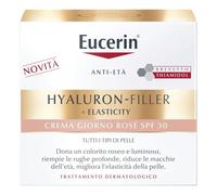 Eucerin Hyaluron-Filler + Elasticity Cr. Giorno Rosé SPF 30 50 Ml, con Thiamidol