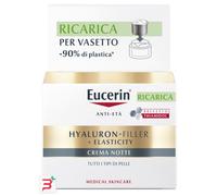 EUCERIN HYALURON-FILLER + ELASTICITY CREMA NOTTE RICARICA 50 ML