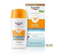 Eucerin Hydro Protect Fluido Viso Colorato Ultra Leggero SPF50+ Dark 50 ml