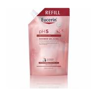 Eucerin Lozione Doccia pH5 Con Oli Naturali Ricarica 400 ml