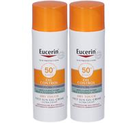 Eucerin® Oil Control SPF 50+ 2x50 ml Gel solare