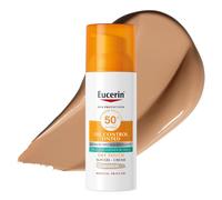 Eucerin Oil Control Tinted Dry Touch Medium SPF50+ 50 ml, Crema solare viso 50+