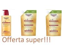 EUCERIN OLIO DETERGENTE DOCCIA PH 5 400 ML SUPER OFFERTA DETERGENTE +2 RICARICHE