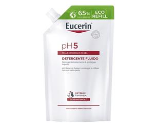 Eucerin pH5 Detergente Fluido - Ricarica per detergere la pelle sensibile, 400 ml
