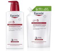 Eucerin pH5 Detergente Fluido Viso e Corpo Pelle Sensibile 400 ml + REFILL 400 ml