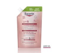 Eucerin PH5 - Ricarica gel olio doccia - viso e corpo, pelli secche e sensibili, 400 ml