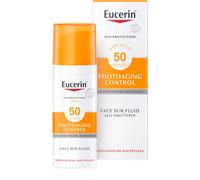 Eucerin Sun Protection Photoaging Control Face Sun Fluid SPF50+ emulsione abbronzante per il viso contro le rughe 50 ml per Donna