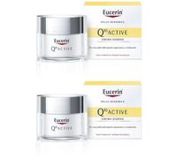 Eucerin Q10 ACTIVE Crema Giorno per Pelle Secca 50 ml 2x50 ml Crema