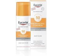 Eucerin Sun Fluid Anti-Età Crema Solare Viso FP 50 Protezione Alta 50 ml