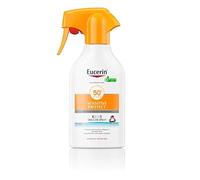 Eucerin Sun Kids Sensitive Protect Spray Trigger FPS50+ (250 ml), crema solare con filtri UV, protezione solare per bambini spray impermeabile, protezione solare per pelli sensibili