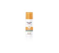 Eucerin Sun Oil Control Tinted Dry Touch Sun Gel-Cream SPF50+ crema viso in gel con protezione solare colorata 50 ml Tonalità medium unisex