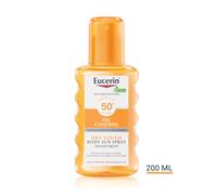 Eucerin Sun Oil Control Dry Touch Transparent Spray SPF50+ abbronzante spray trasparente impermeabile 200 ml