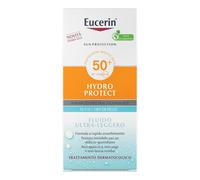 Eucerin Sun Hydro Protect Ultra-Light Face Sun Fluid SPF50+ fluido abbronzante idratante 50 ml per Donna