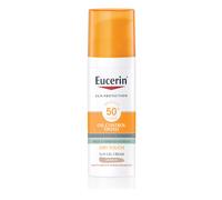 Eucerin Sun Oil Control Tinted Dry Touch Sun Gel-Cream SPF50+ crema viso in gel con protezione solare colorata 50 ml Tonalità medium unisex
