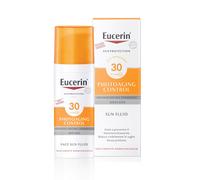 Eucerin Sun Protection Photoaging Control Face Sun Fluid SPF30 emulsione abbronzante per il viso contro le rughe 50 ml per Donna