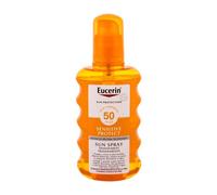 Eucerin Sun Sensitive Protect Sun Spray Transparent SPF50 waterproof protezione solare corpo 200 ml