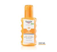 Eucerin Sun Oil Control Dry Touch Transparent Spray SPF30 abbronzante spray trasparente impermeabile 200 ml