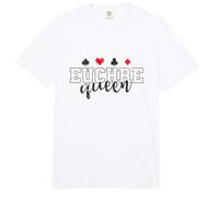 Euchre Queen Mazzo di Carte da Gioco Comfort Colors Adult Heavyweight T-Shirt